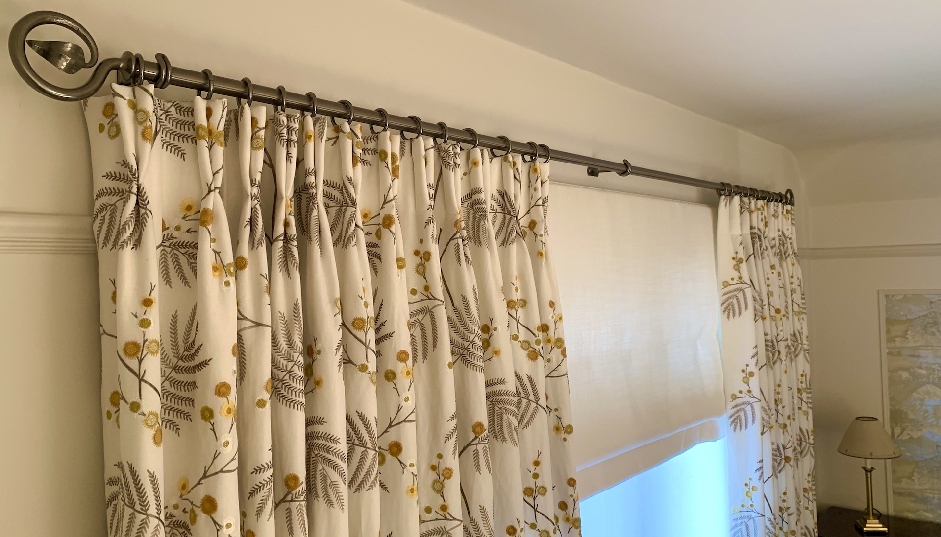Interlined Curtains in Jane Churchill fabric