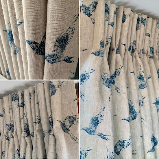 Made to Measure Curtains and Roman Blinds in Zoe Glencross fabric