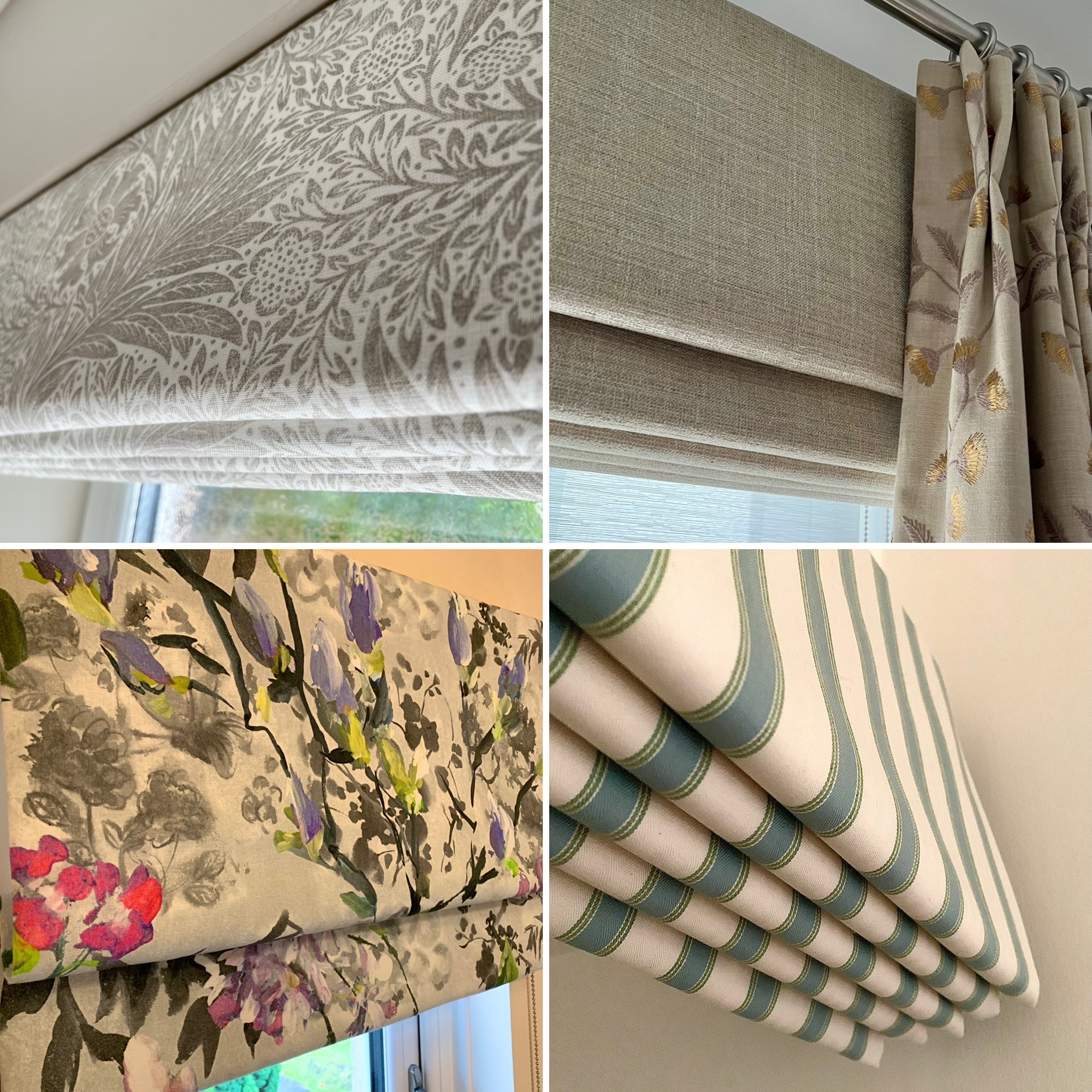 ROMAN BLIND £40/metre fabric Jo Brown Curtains and Blinds